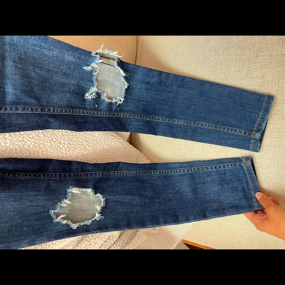 Free people skinny jeans with knee rips - Picture 4 of 4